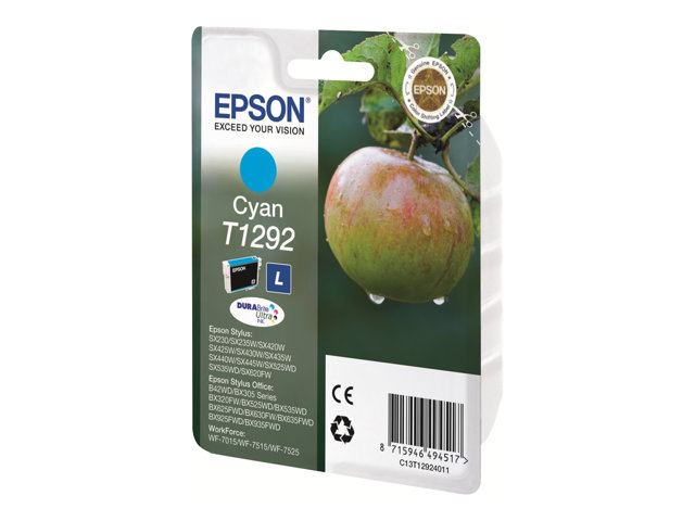 Image of Epson T1292 - cyan - original - ink cartridge