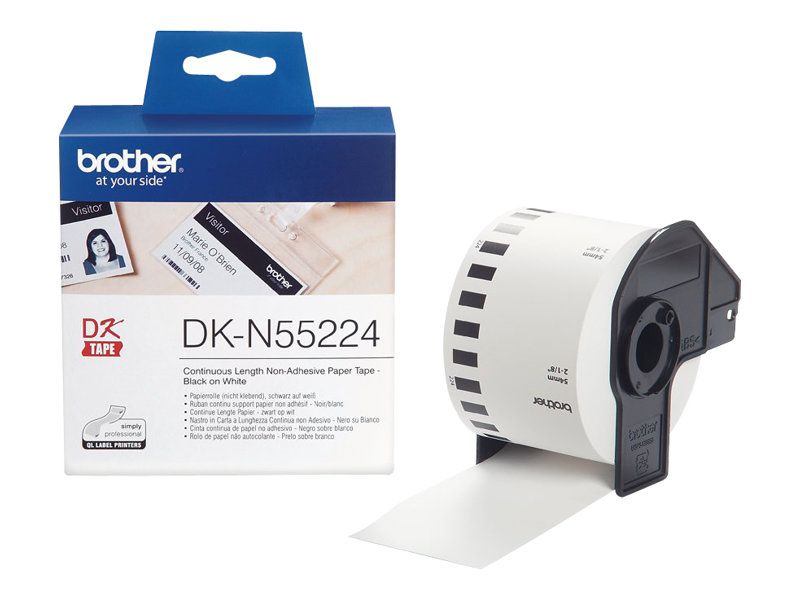 Brother DKN55224 tape 1 roll(s) Roll (5.4 cm x 30.5 What's in the box Left-angle 77173