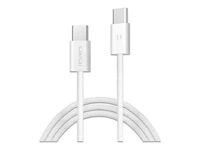 Sansai USB-C cable USB-C to USB-C 2.4 Product shot Front 79200