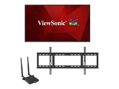 ViewSonic MN CDE7520-E1 75 LDS Bundle with CDE7520-W & LB-WIFI-001 & WMK-077