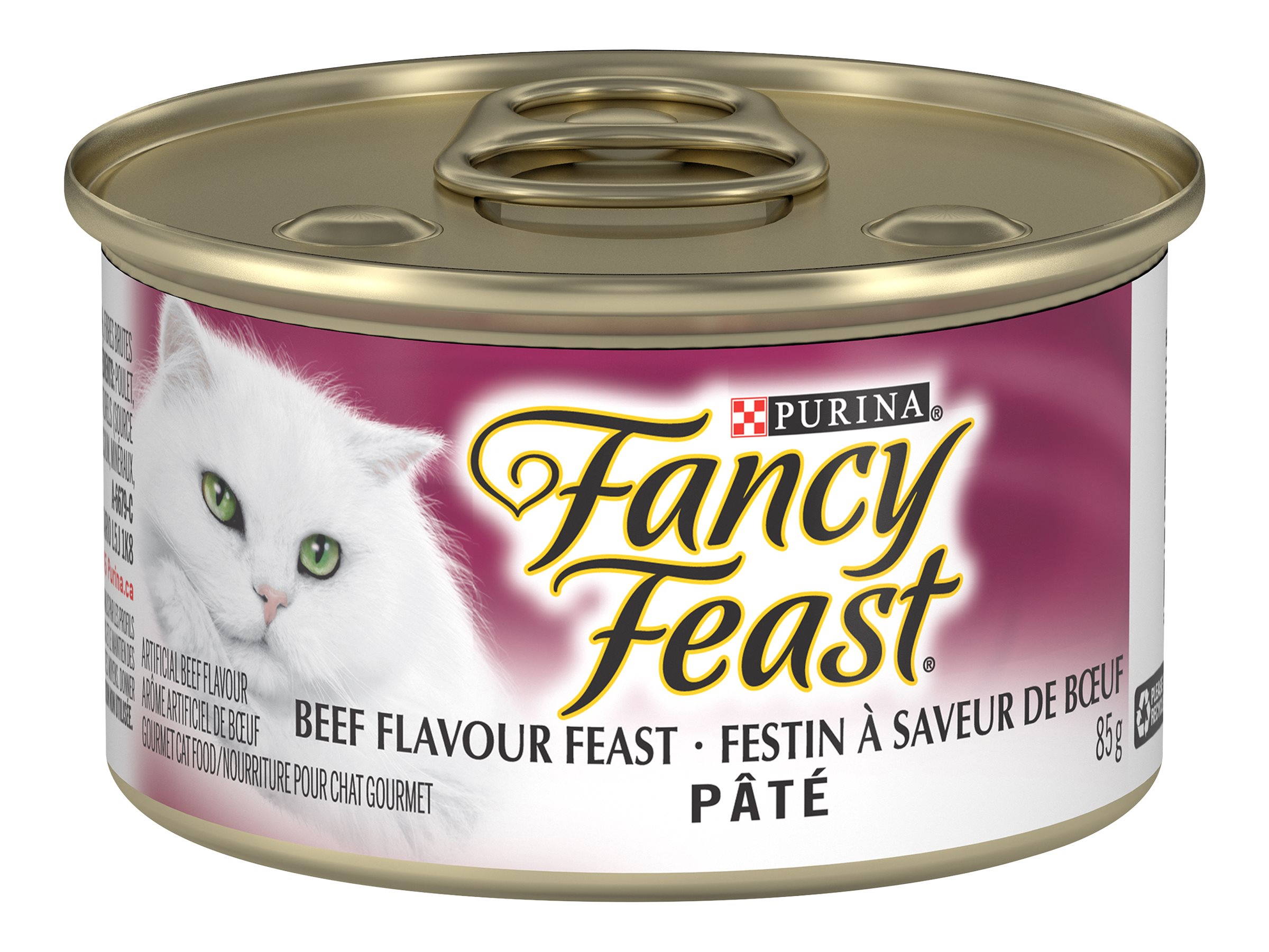 Fancy Feast Wet Cat Food - Pate Beef Flavour Feast - 85g