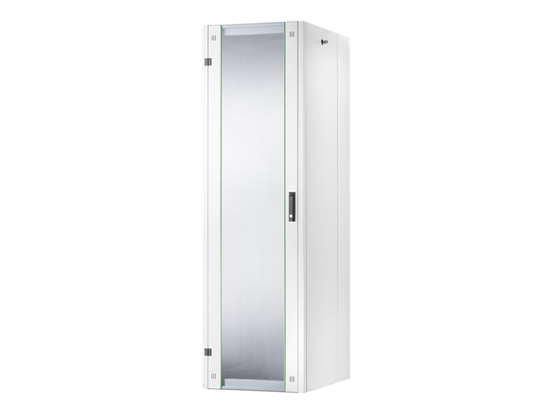 DIGITUS Network Cabinet Hyper 19inch 42U rack 600x800 600kg assembled front glass door grey