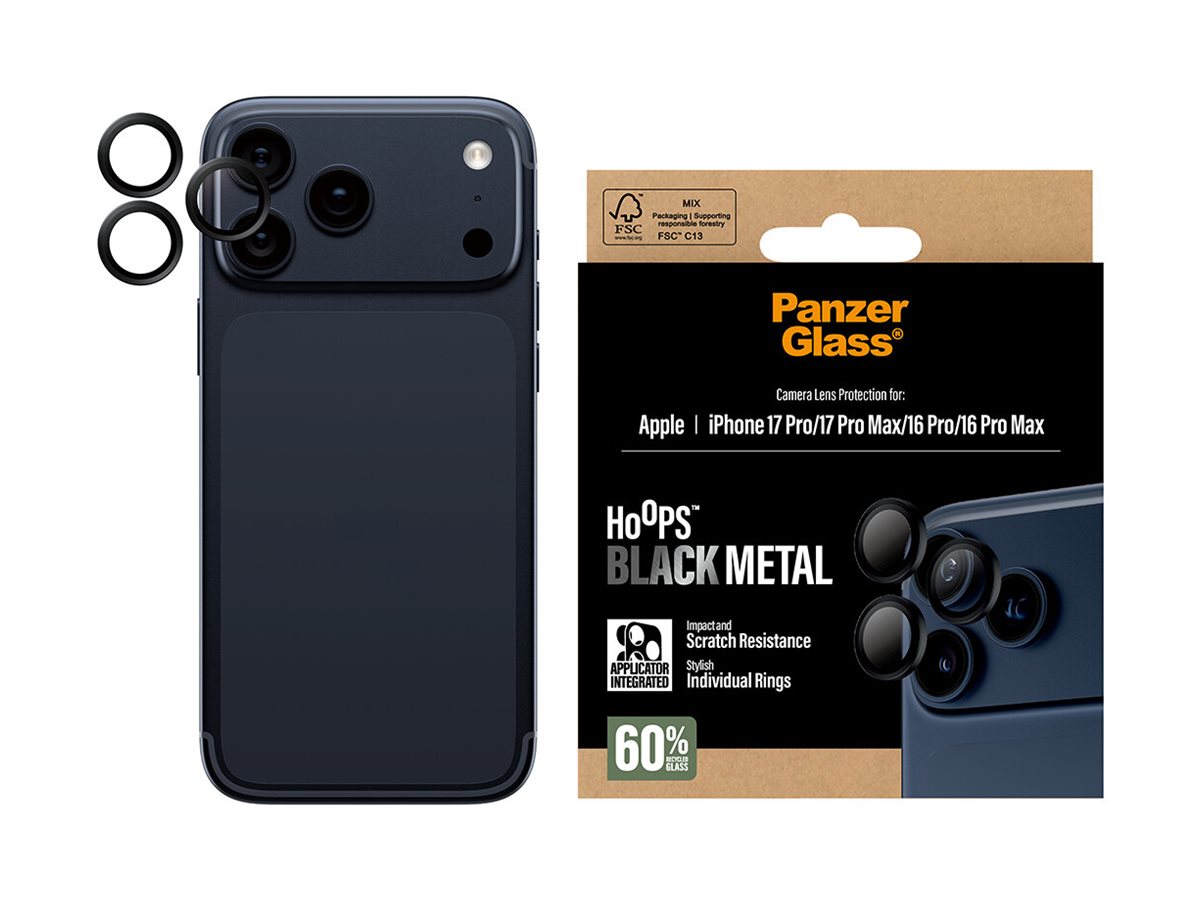 PanzerGlass Hoops Apple iPhone 17 Pro/16 Pro/15 Pro/17 Pro Max/16 Pro Max/15 Pro Max černé – foto 2