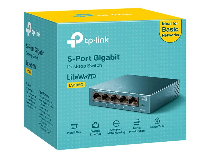 TP-LINK LiteWave 5-Port Gigabit Desktop