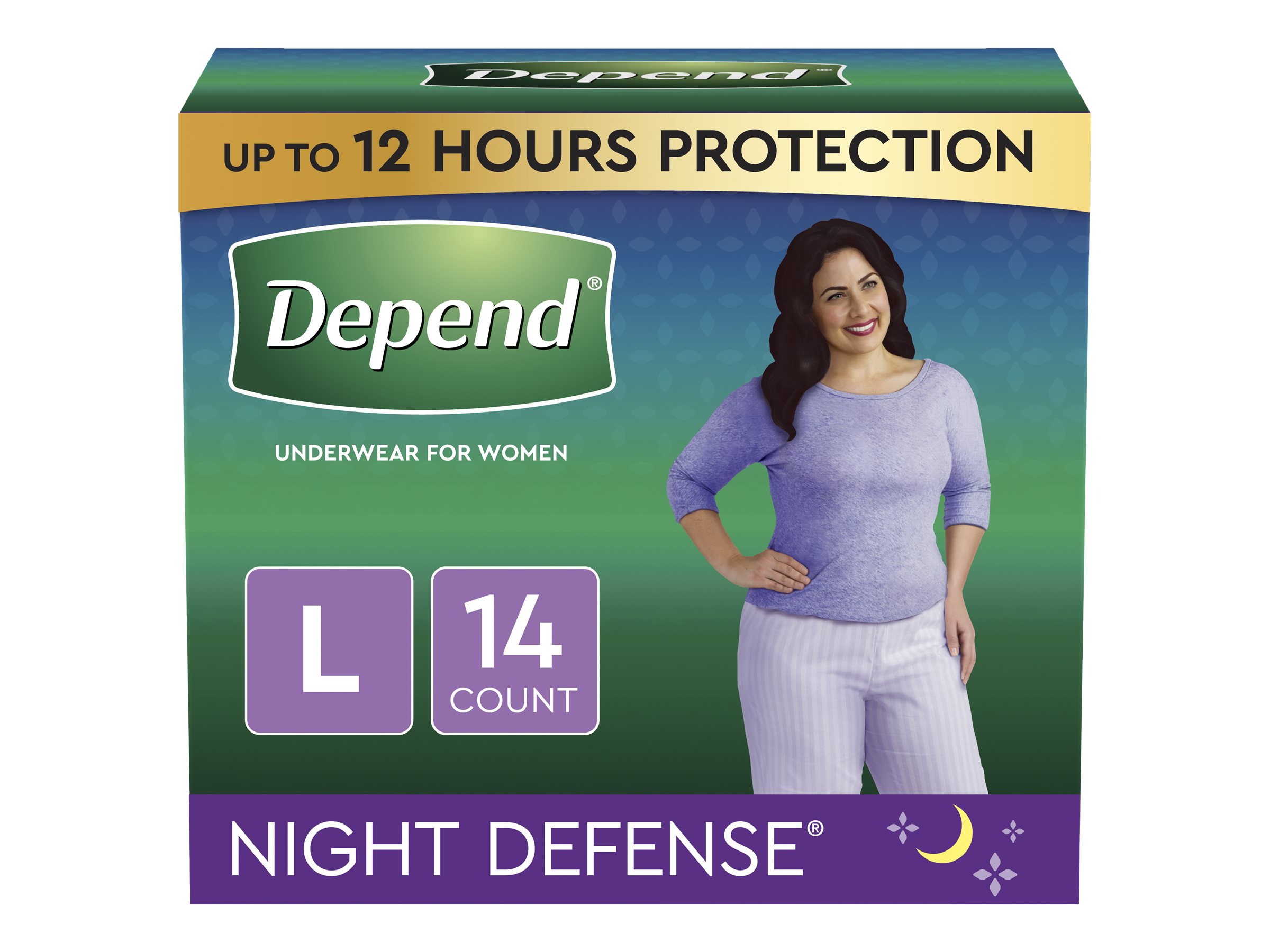 Depend Night Defense Incontinence Overnight Underwear for