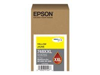 Epson 748XXL - Extra High Capacity - yellow - original - ink cartridge - for WorkForce Pro WF-6090, WF-6590, WF-8090, WF-8090 D3TWC, WF-8590, WF-8590 D3TWFC