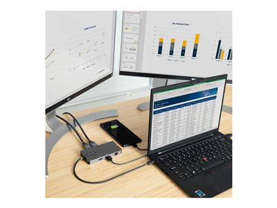 STARTECH USB C Multiport Adapter 2 HDMI