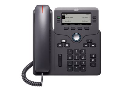 IP Phone 6851 - VoIP phone - SIP, SRTP - 4 lines -