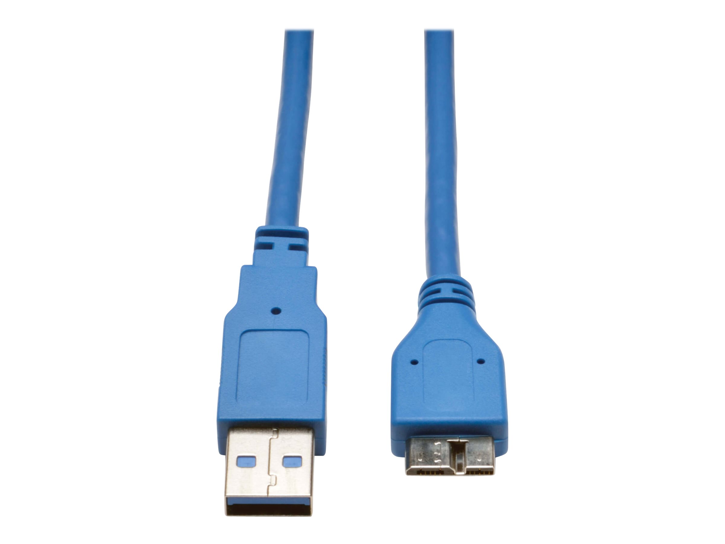 Tripp Lite 3ft USB 3.0 SuperSpeed Device Cable USB-A Male to USB Micro-B Male 3'