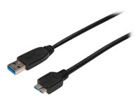 ASSMANN USB 3.0 USB-kabel 25cm Sort