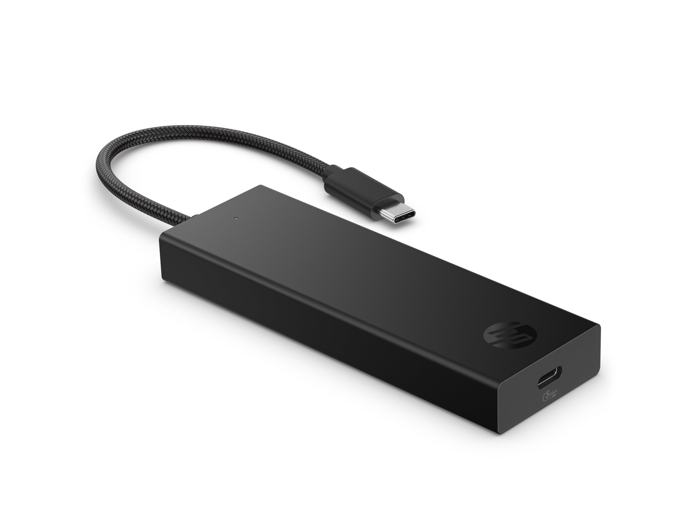HP Portable USB-C 4K HDMI Hub port replicator USB-C USB-C HDMI DP Product shot Front 79950