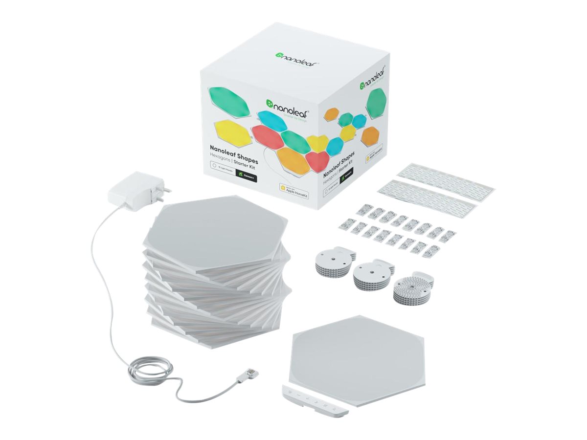 Nanoleaf Shapes Starter Kit Hvid | Stort udvalg, billige priser hurtig levering