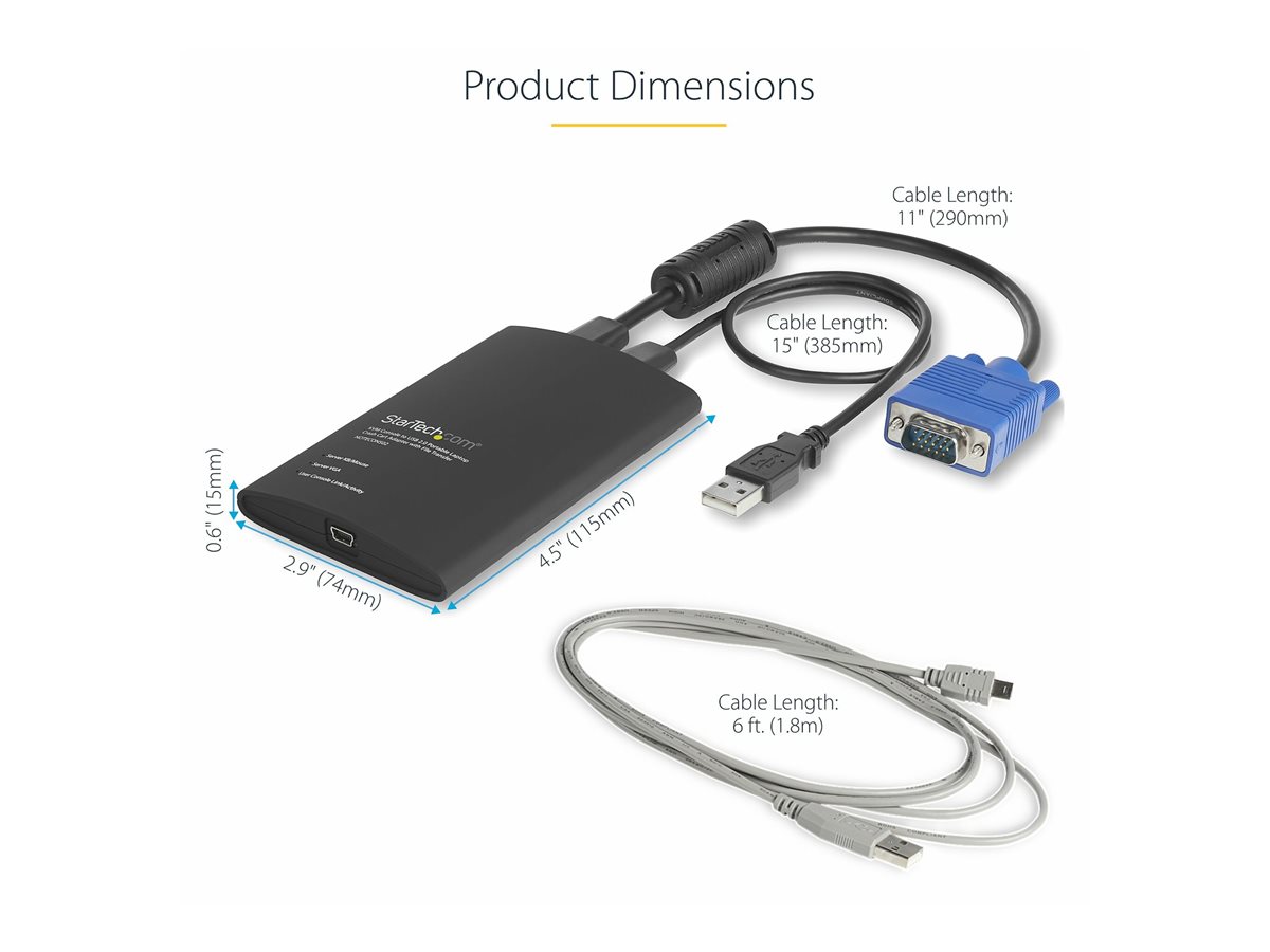 STARTECH KVM Portable Crash Cart w/File Transfer – foto 13
