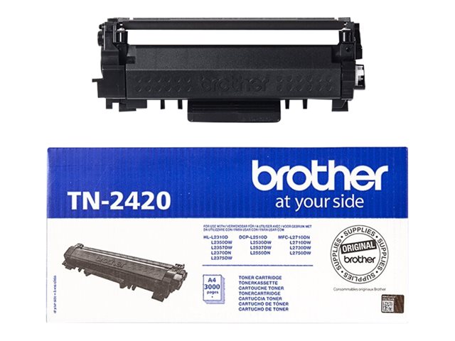 Brother TN2420 - à rendement élevé - noir - originale - cartouche de toner ( TN2420)