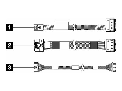 LENOVO ISG ThinkSystem SR650 Cable Kit - 4X97A88464