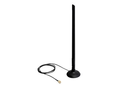 DeLOCK SMA WLAN Antenna Magnetic Stand and Flexible Joint 6.5 dBi Antenne