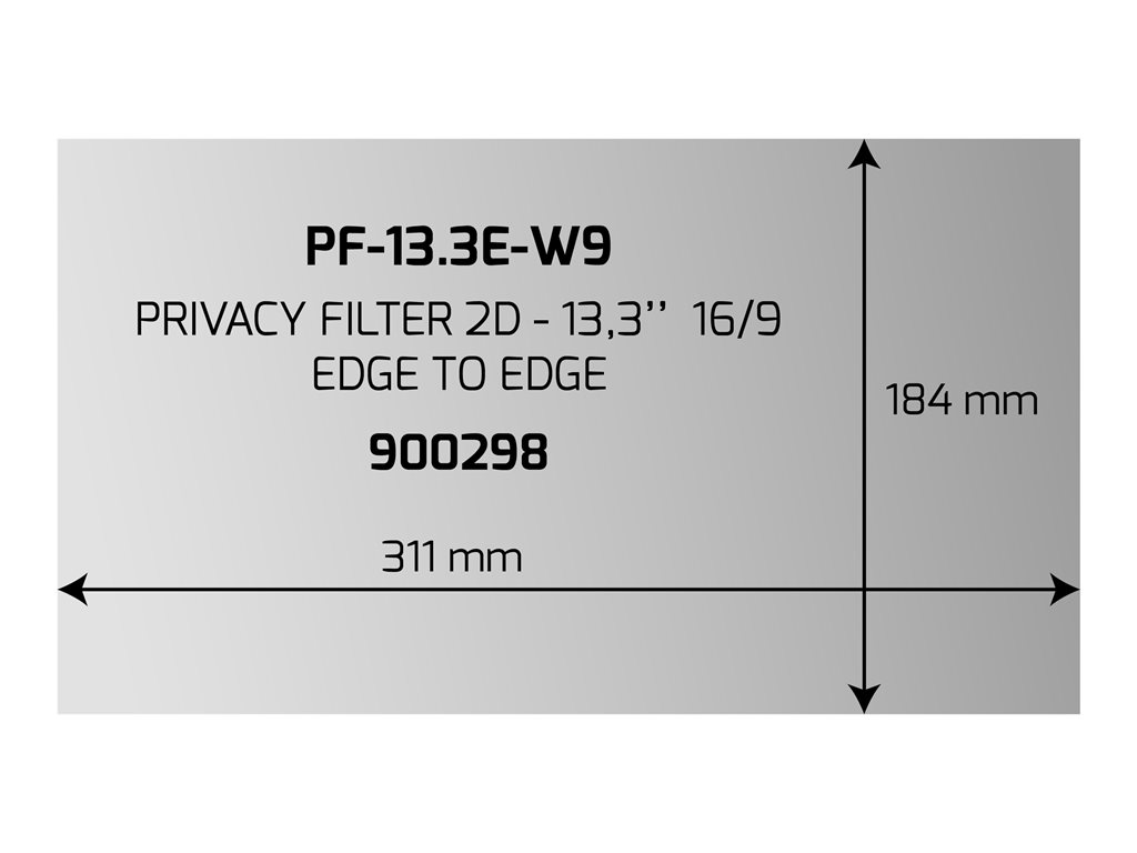 PORT DESIGNS PRIVACY FILTER 2D 13.3pi