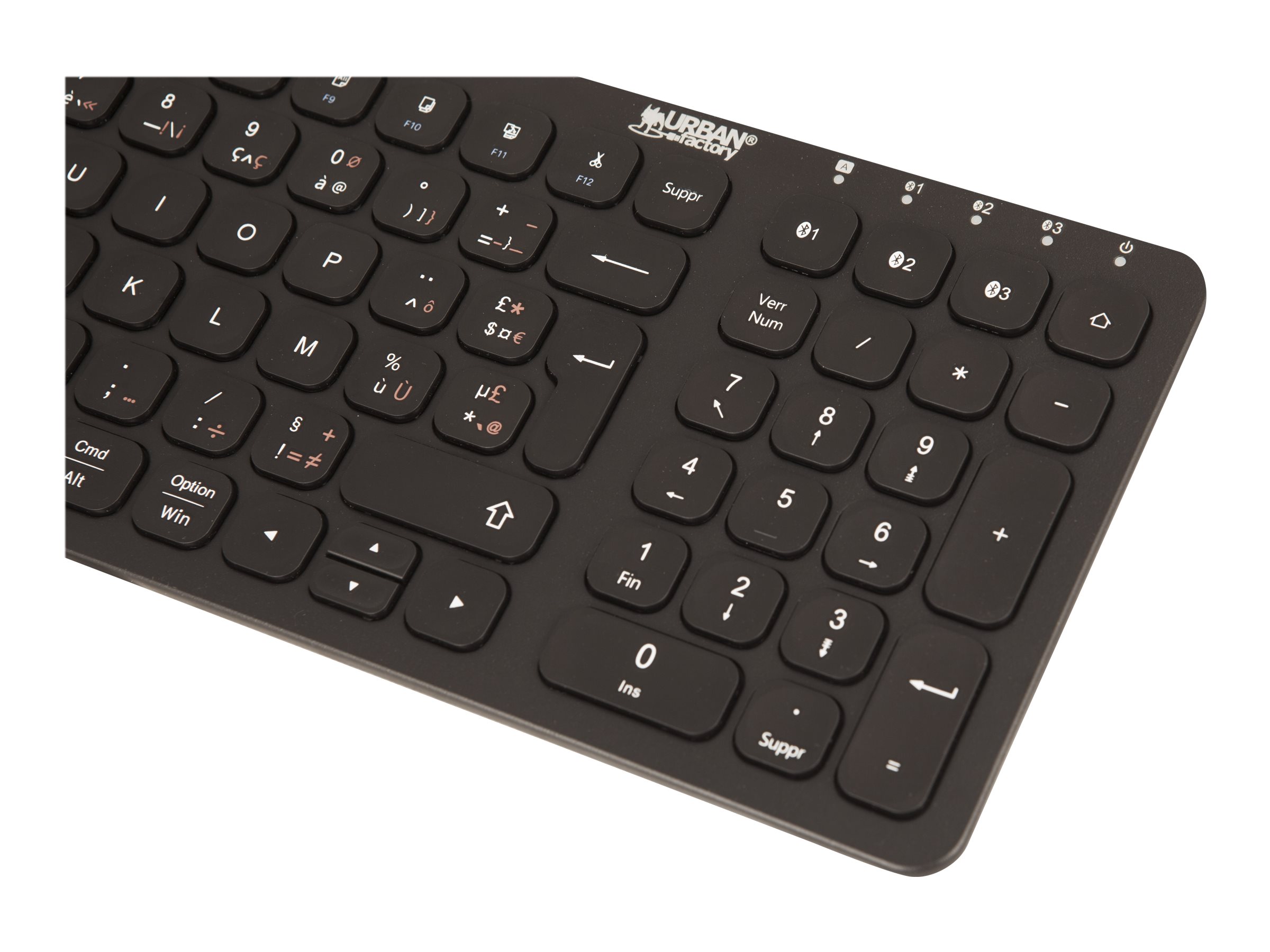 URABN FACTORY Clavier en ABS Noir