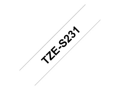 BROTHER TZES231, Verbrauchsmaterialien - Bänder & 12mm TZES231 (BILD1)