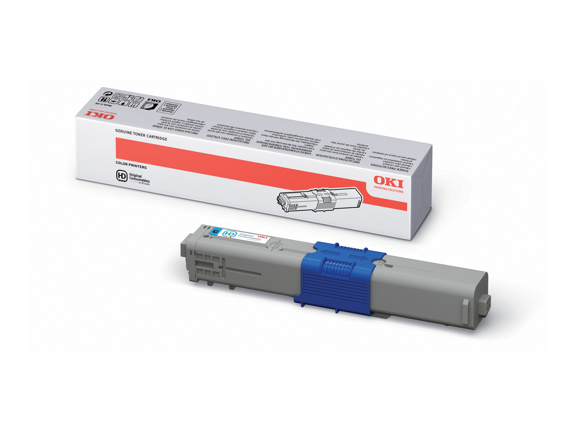 An image of OKI - cyan - original - toner cartridge