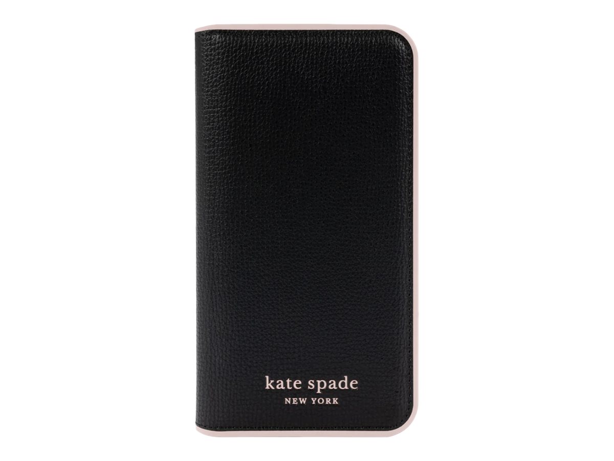 Kate Spade New York Folio Case for iPhone 14 Plus - Black