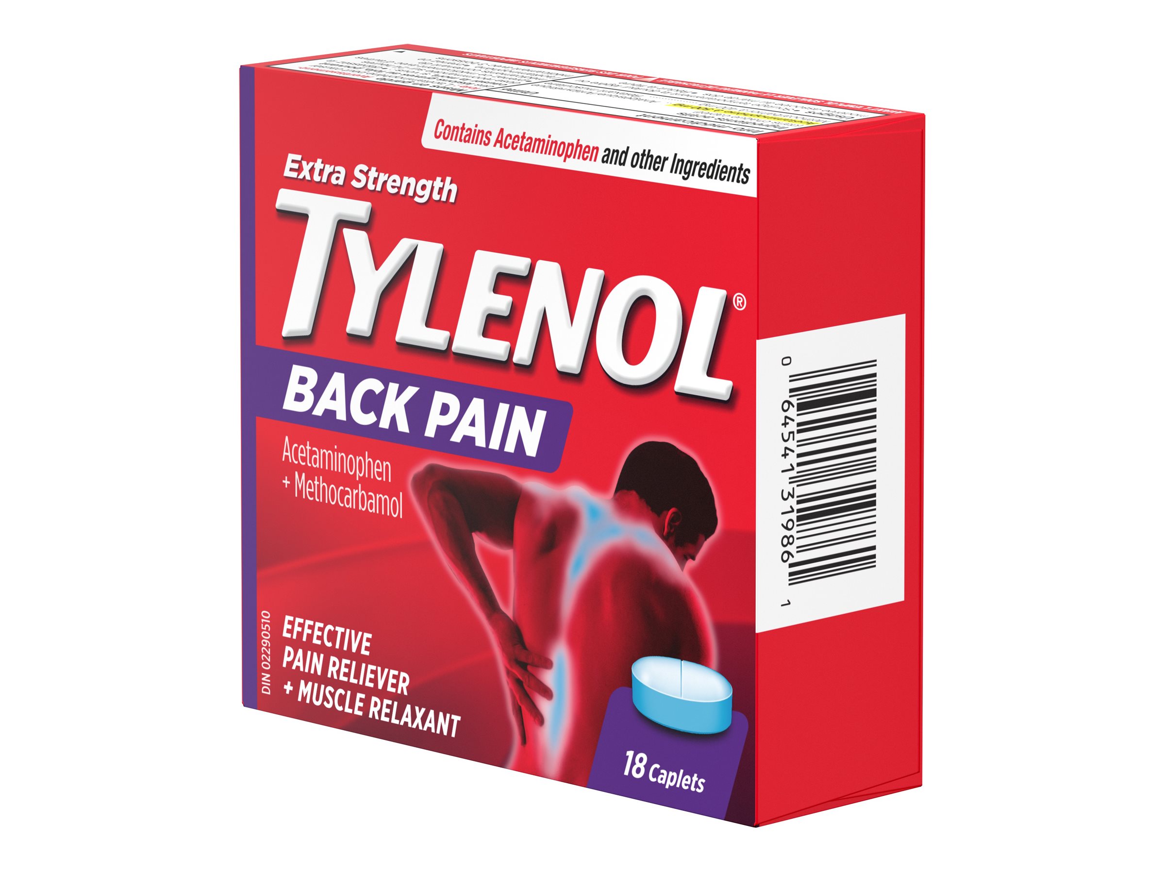 Tylenol* Back Pain Extra Strength Caplets - 18's� �