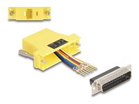 DeLOCK Assembly Kit CAT 5/5e/6 Seriel adapter Yellow