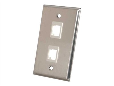 C2G - Mounting plate - 2 ports