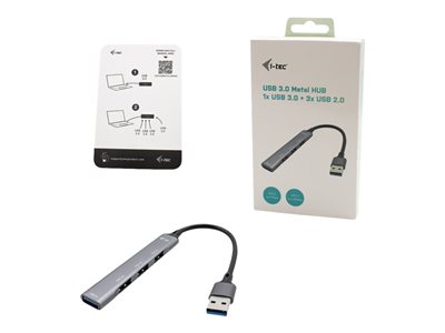 I-TEC U3HUBMETALMINI4, Kabel & Adapter USB Hubs, I-TEC 4  (BILD3)