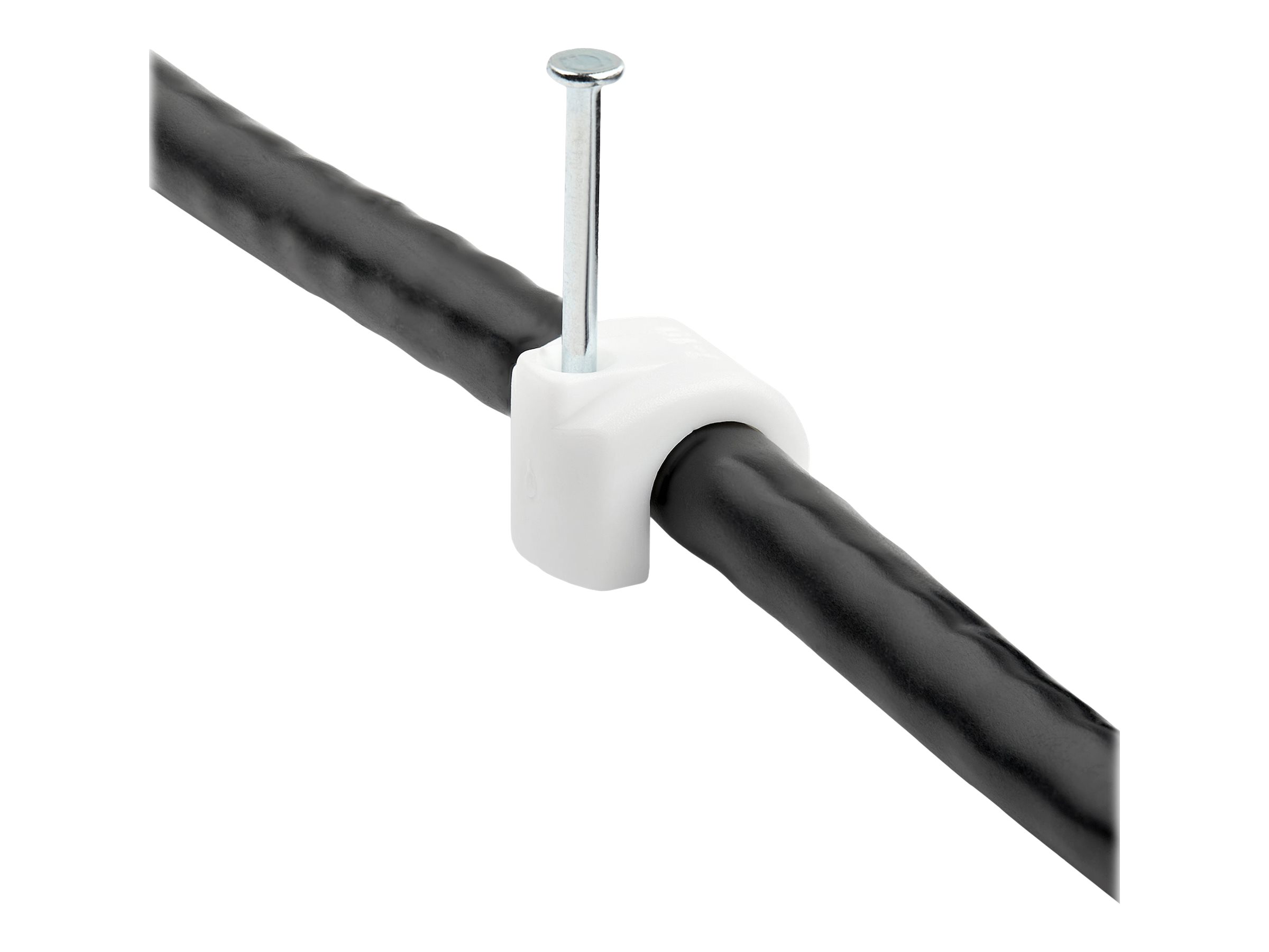 Cable clamp with nail, diameter 6mm | AMPUL.eu
