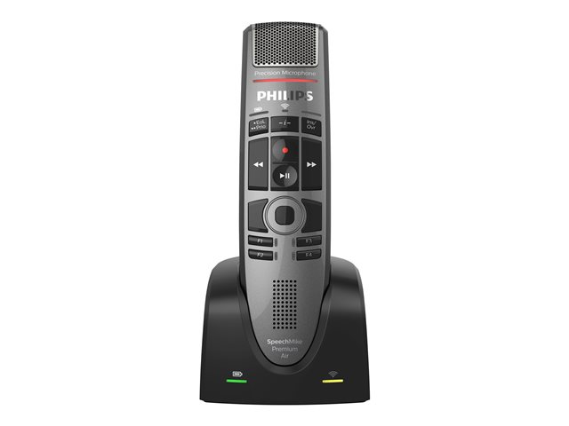 Philips SpeechMike Premium Air SMP4000 - SMP4000 Series - Lautsprechermikrofon - USB - dunkelgrau perlfarben metallisch