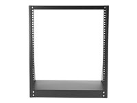 Startech 12U Heavy Duty 2 Post Open Frame Network Rack - 350lbs - 19" Free Standing Desktop Rack for Computer, AV, Media, IT 