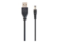 Cablexpert USB / strøm kabel 1.8m Sort
