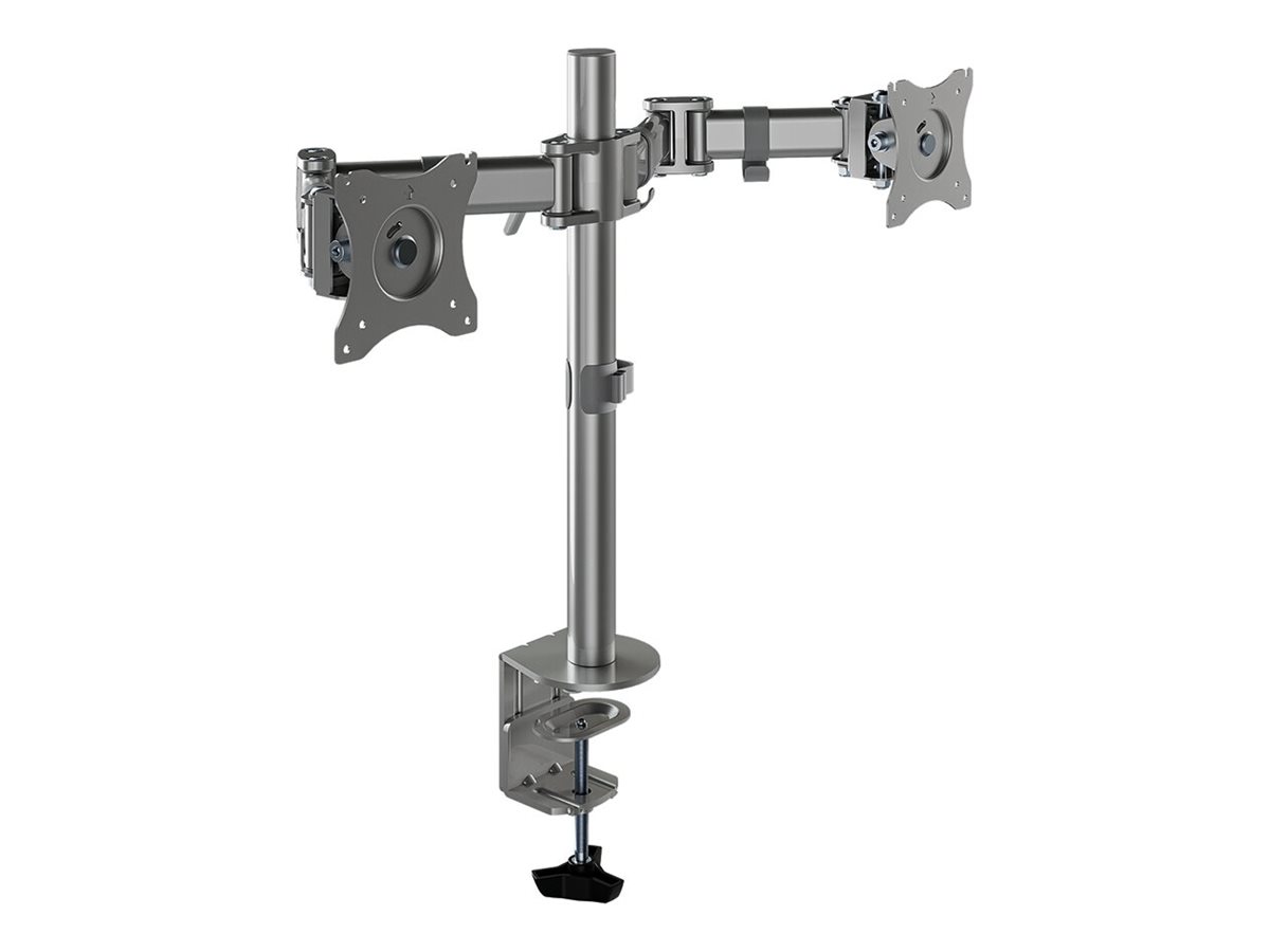 NEOMOUNTS Flat Desk Mount 2 screens Silv