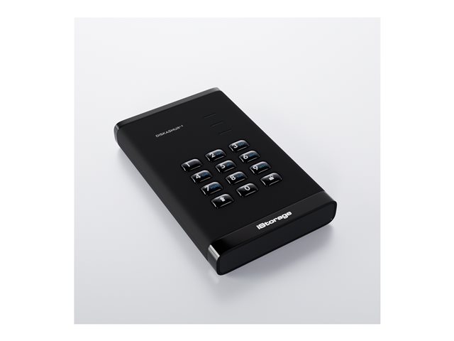 iStorage diskAshur - disque dur - 2 To - USB 3.2 Gen 1 - TAA
