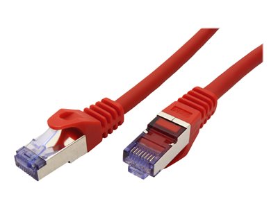 ROLINE Patchkabel Kat.6A rot 0,3m