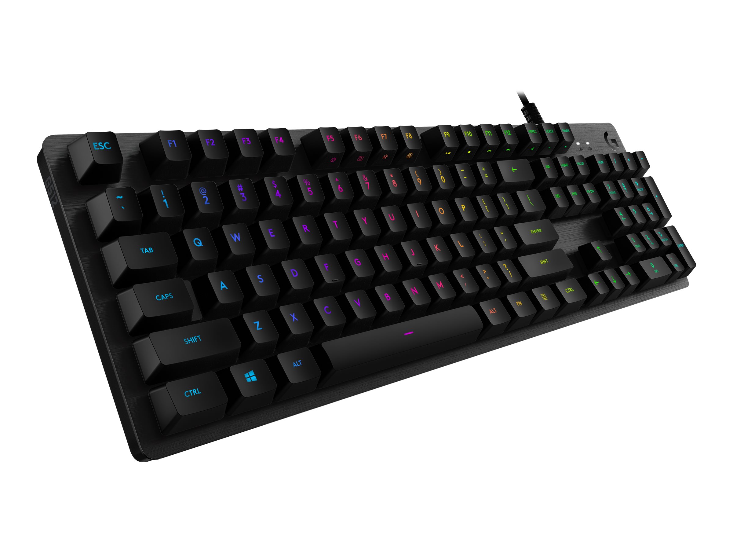 Logitech Gaming G512 keyboard QWERTY English carbon Input Product shot Front 79950