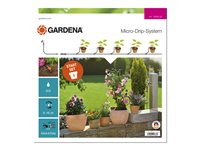 Gardena Micro-Drip-System Starter Set Flower Pots S Mikro-drypsystemsæt