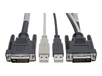 Tripp Lite DVI to USB-A Dual KVM Cable Kit