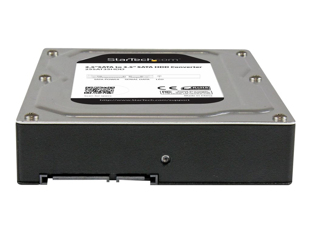 StarTech .com Boîtier Adaptateur en Aluminium pour DD / SSD SATA 2,5" vers 3,5" jusqu'à 12,5 mm