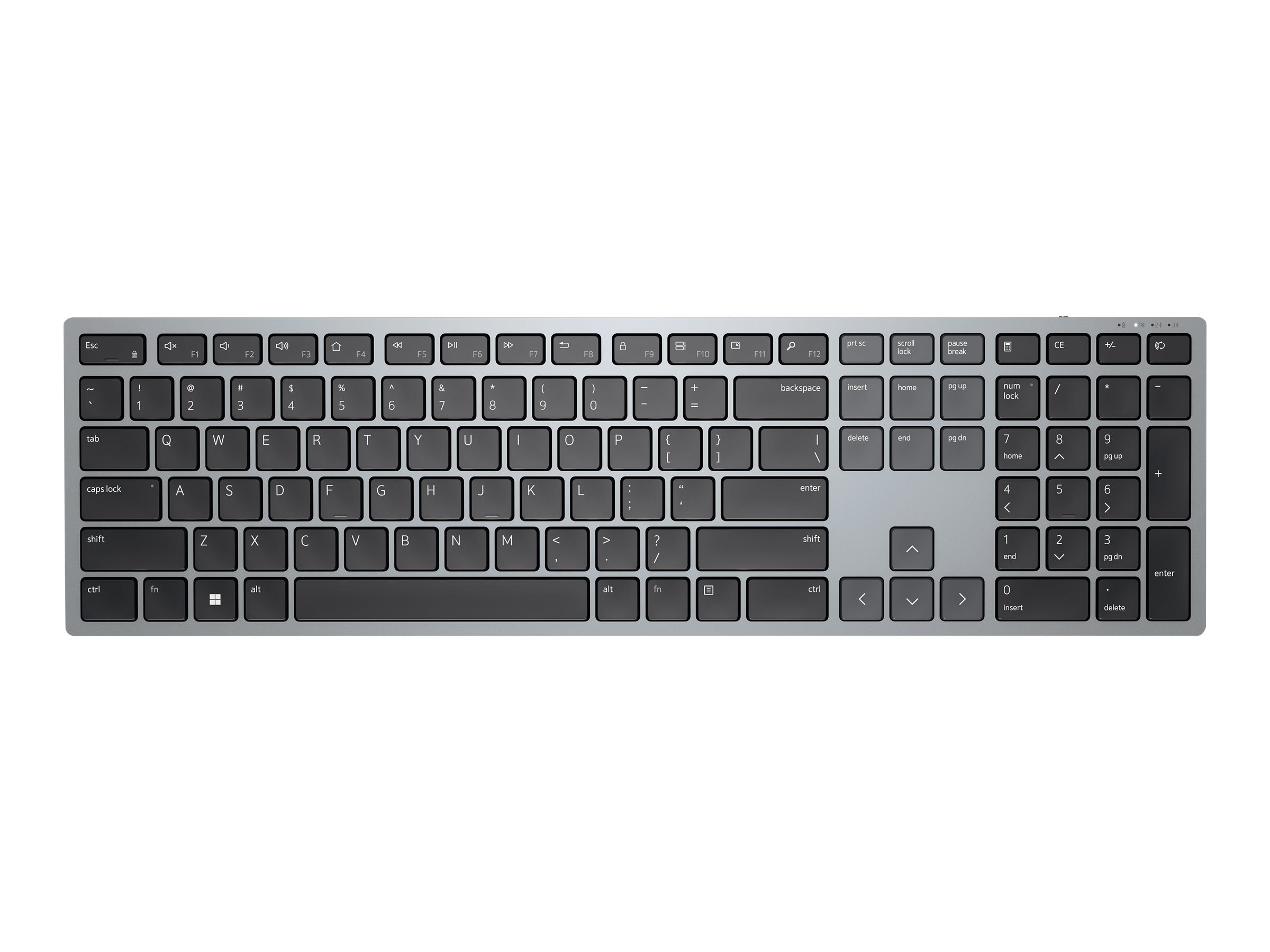 Dell Pro Plus KB700 keyboard QWERTY US titan grey Input Product shot Close-up 75800
