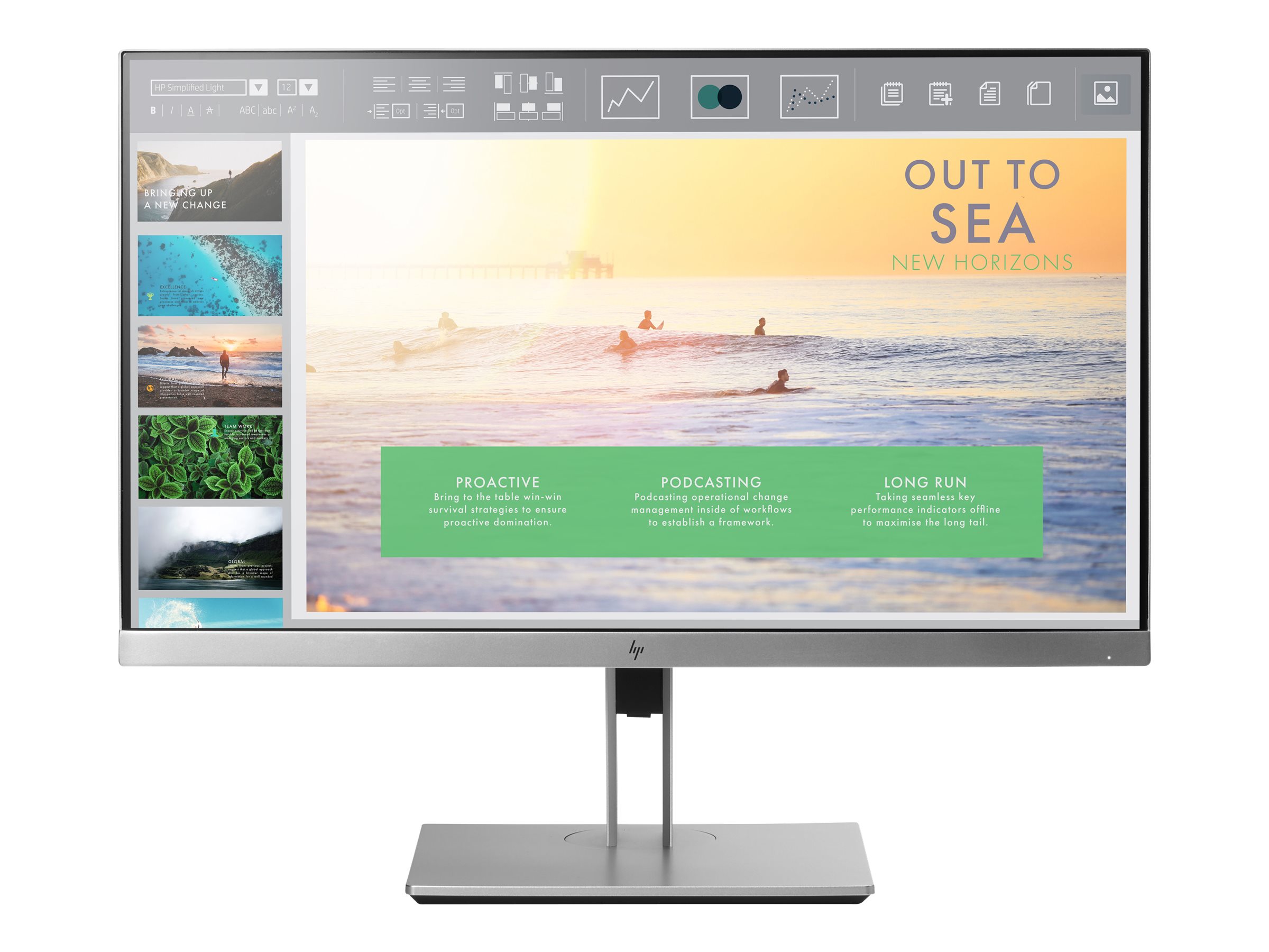 HP EliteDisplay E233 - LED monitor - Full HD (1080p) - 23