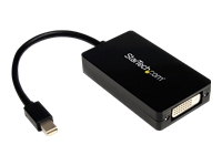 StarTech.com - Adaptateur vidéo - Mini DisplayPort mâle pour DVI-D, HDMI, DisplayPort femelle - 15 cm 