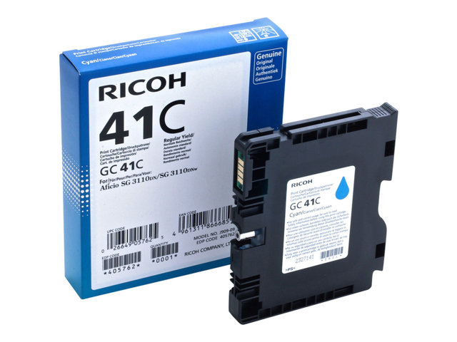 Ricoh Cyan Original Ink Cartridge