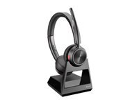 HP Poly Savi 7220 Office - Savi 7200 Series - headset - on-ear - DECT - wireless - black