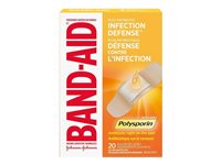 BAND-AID Infection Defense Bandages - 20's