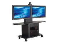 AVTEQ GMP Series 350L-TT2 Cart for 2 LCD displays / video conference camera steel 
