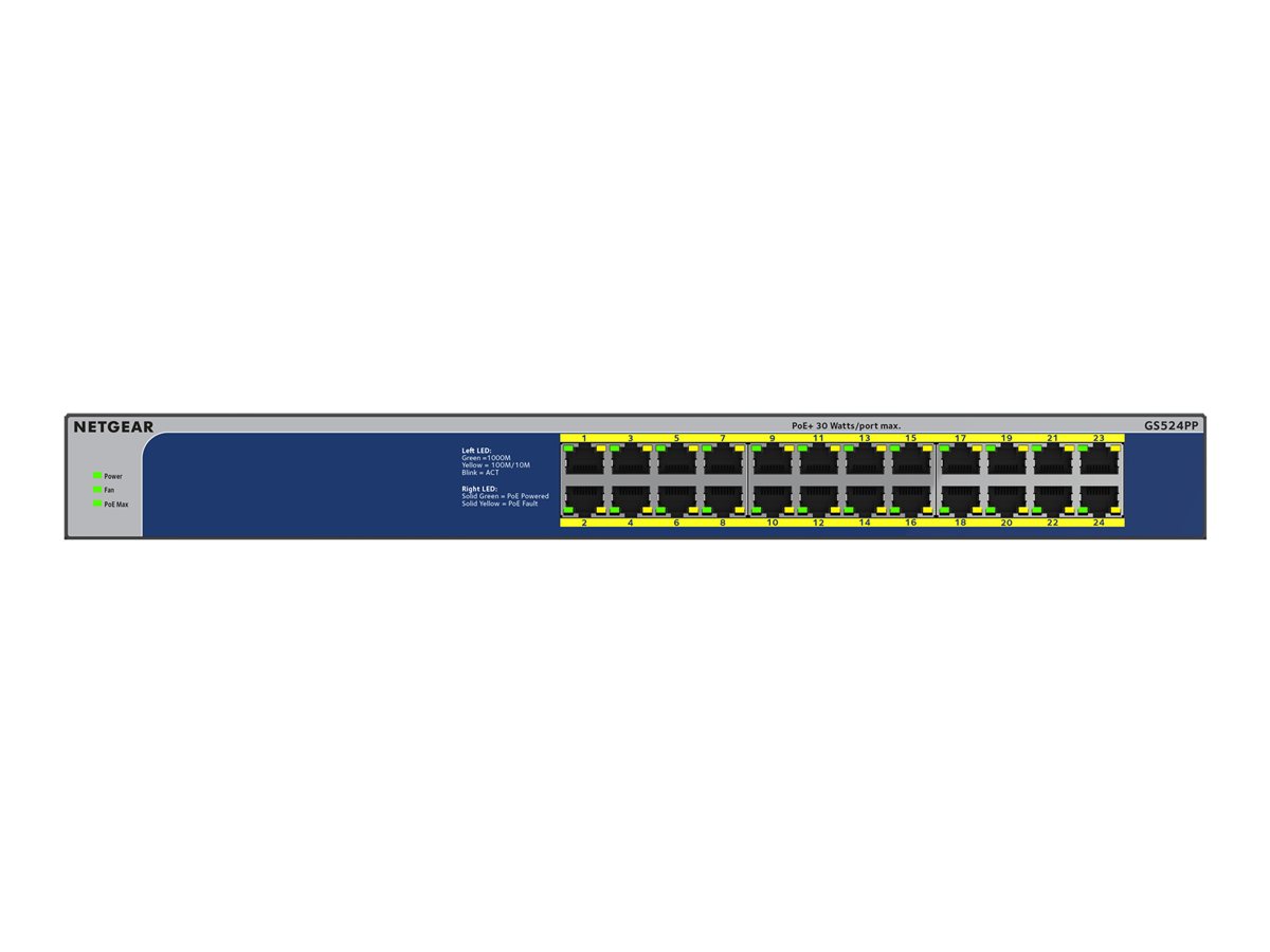 NETGEAR 24PT GIGE UNMNGED SWTCH