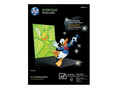 Papier photo A4 brillant HP Everyday - 100 feuilles - HP Store France