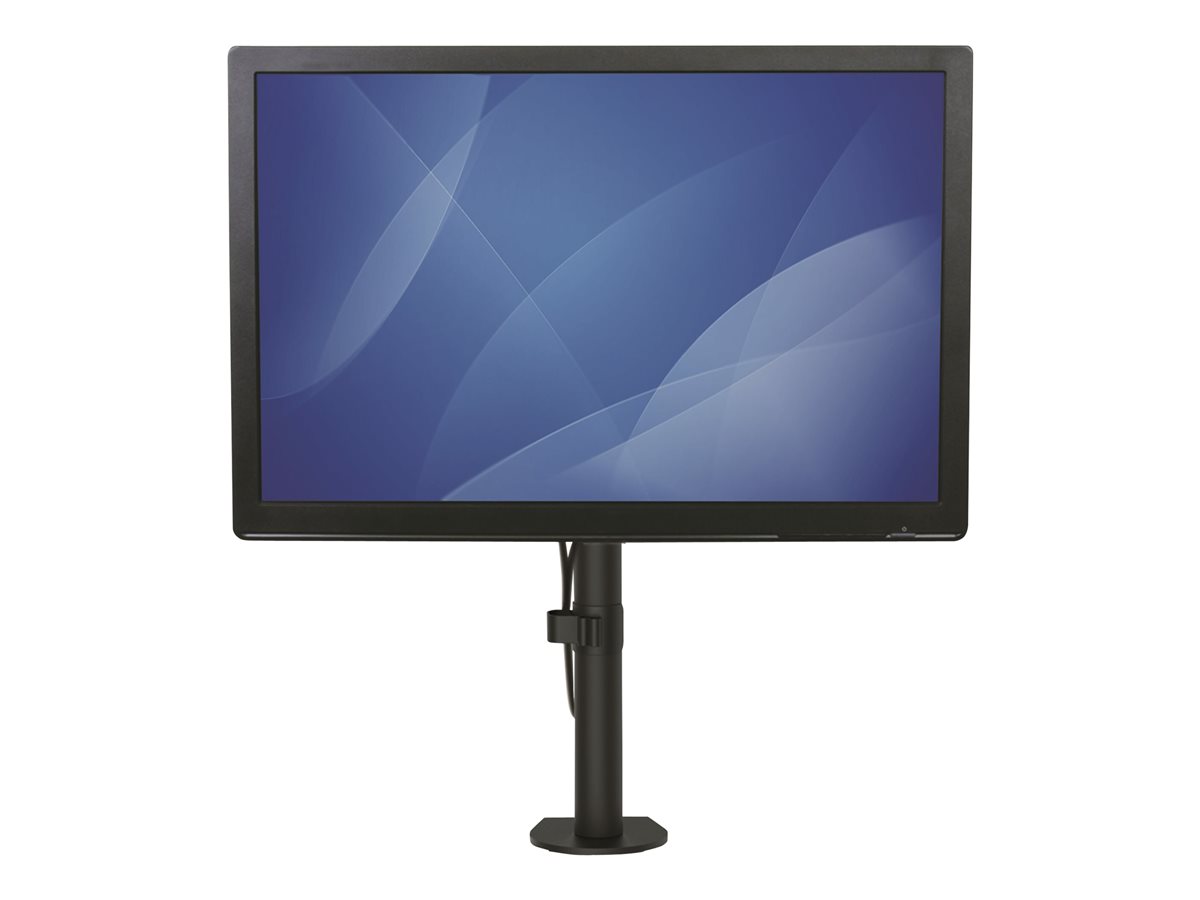 StarTech.com Single Monitor Desk Mount, Single Screen Heavy Duty Pole Mount for up to 8kg VESA Compatible Displays, Ergonomic Height Adjustable Monitor Arm Mount, Desk Clamp/Grommet - Small Footprint Design (ARMPIVOTV2) montážní sada - pro obrazovka - černá – foto 5